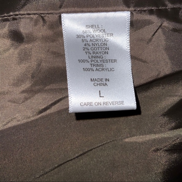 New York and company wool blend toggle coat - Picture 6 of 6